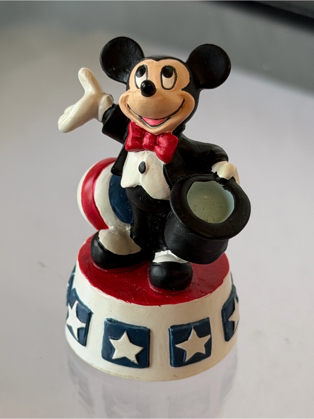 Vintage Lenox Disney Magic Thimble Collection Mickey Mouse figurine